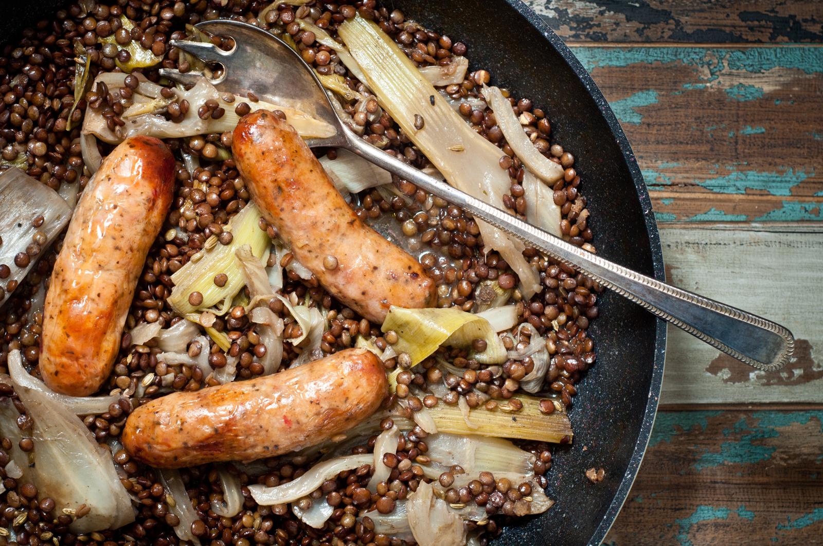Lenticchie e salsiccia