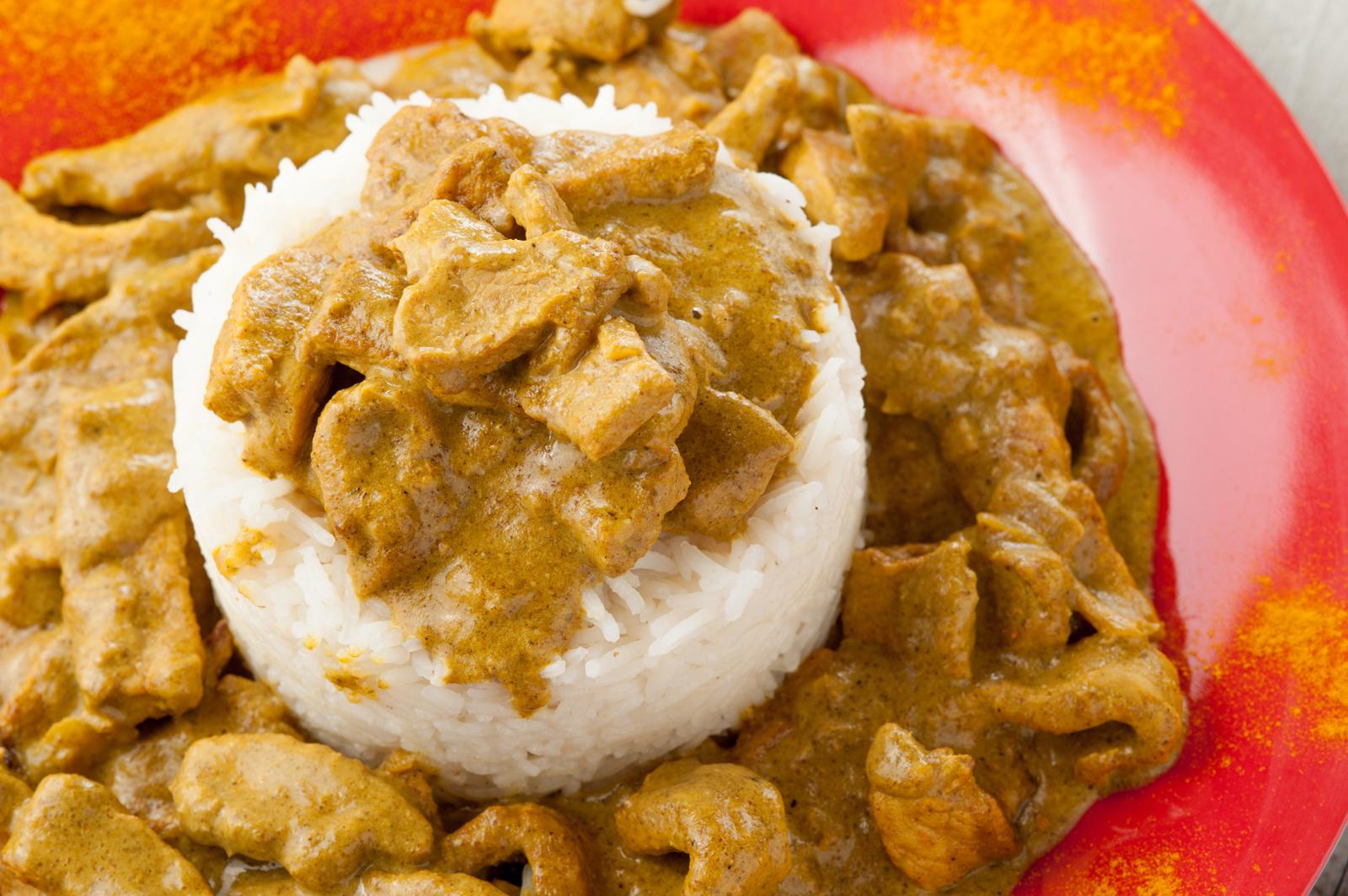 Straccetti di pollo al curry