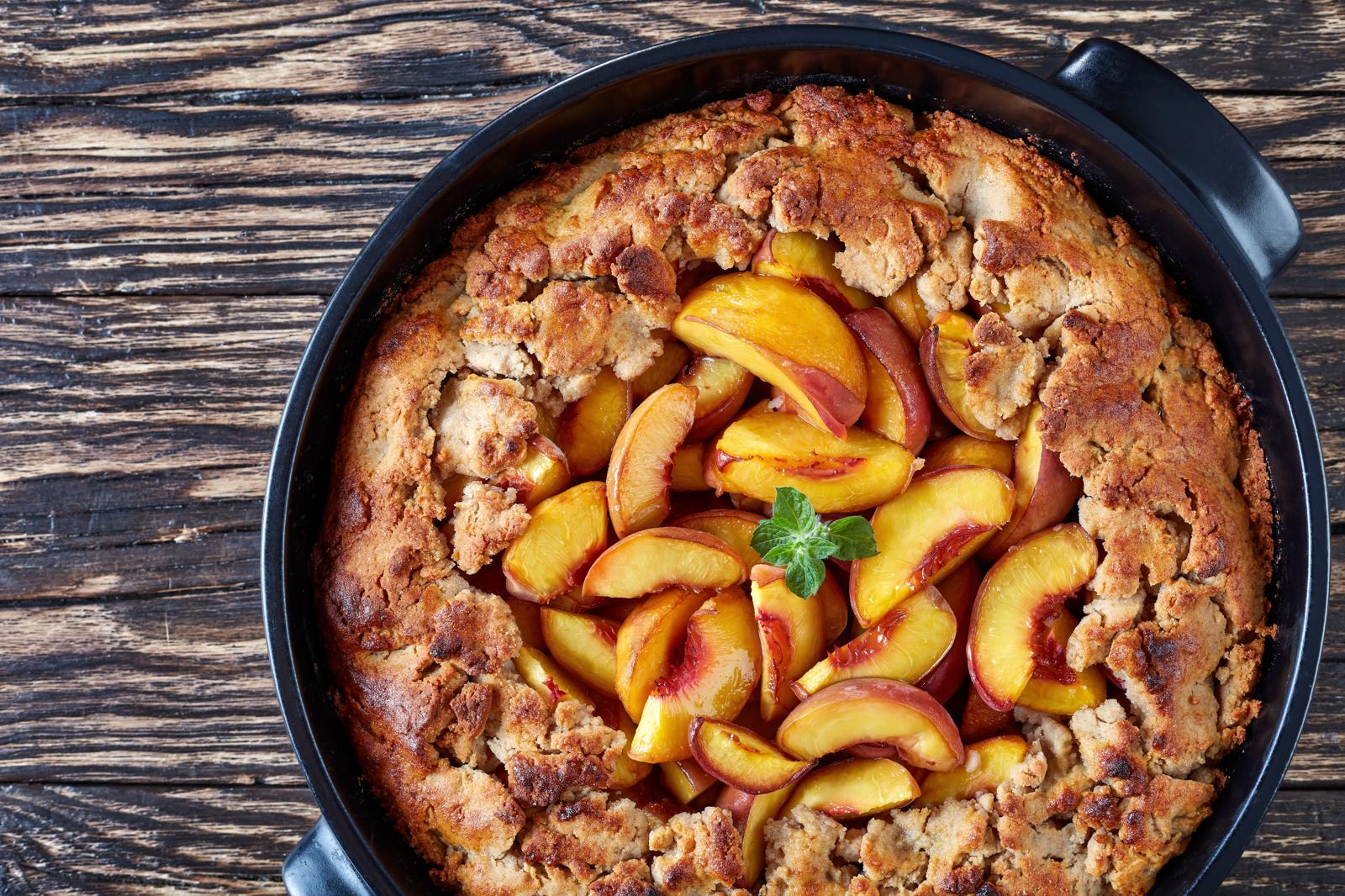 Torta di pesche